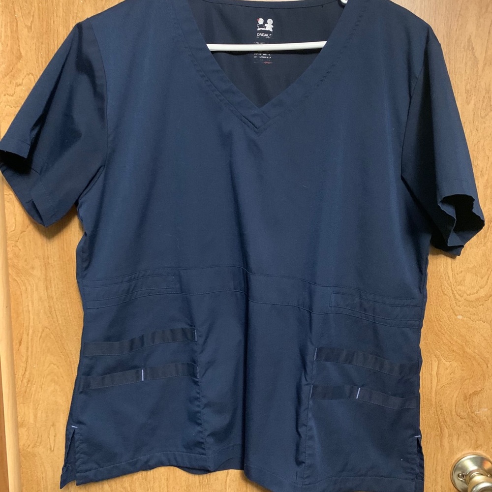 2sets navy xl dagacci scrubs, altered into petite.